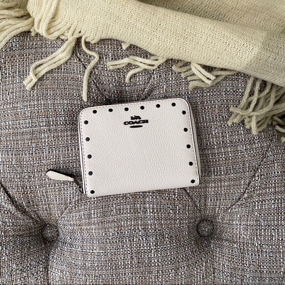 ❌SOLD❌ Coach Border Rivets Zip Around Wallet